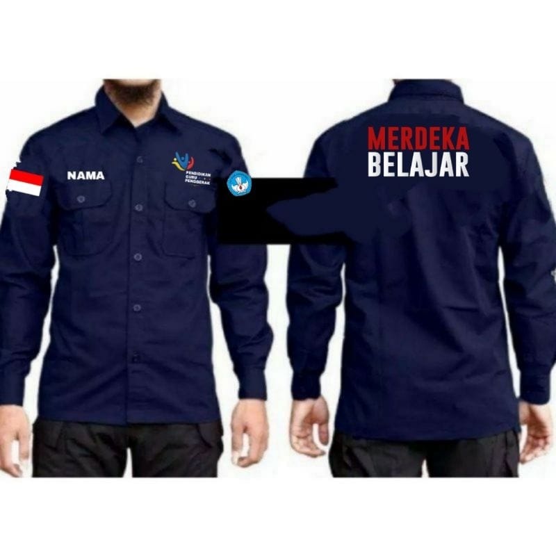 Seragam Merdeka Belajar Guru Penggerak Baju Merdeka Belajar Guru Penggerak Kemeja Merdeka Belajar Gu