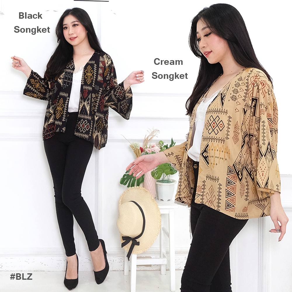 𝑱𝒂𝒌𝒂𝒓𝒕𝒂𝑭𝒂𝒔𝒉𝒊𝒐𝒏 cardigan semi blazer layer batik tribal bohemian kardigan etnik bahan adem