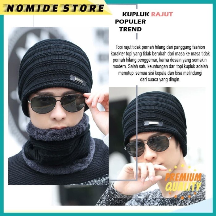 TOPI KUPLUK &SYAL WOOL WINTER PRIA WANITA DEWASA JERMAN TEKSTIL-IMPORT ONGKIR NOL