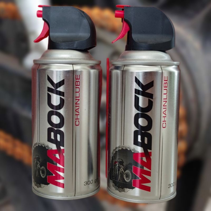 MABOCK CHAINLUBE MINYAK PELUMAS PEMBERSIH OLI RANTAI SPRAY SEPEDA MOTOR 300gr