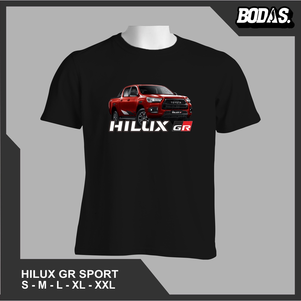 KAOS DISTRO OTOMOTIF MOBIL TOYOTA HILUX GR SPORT