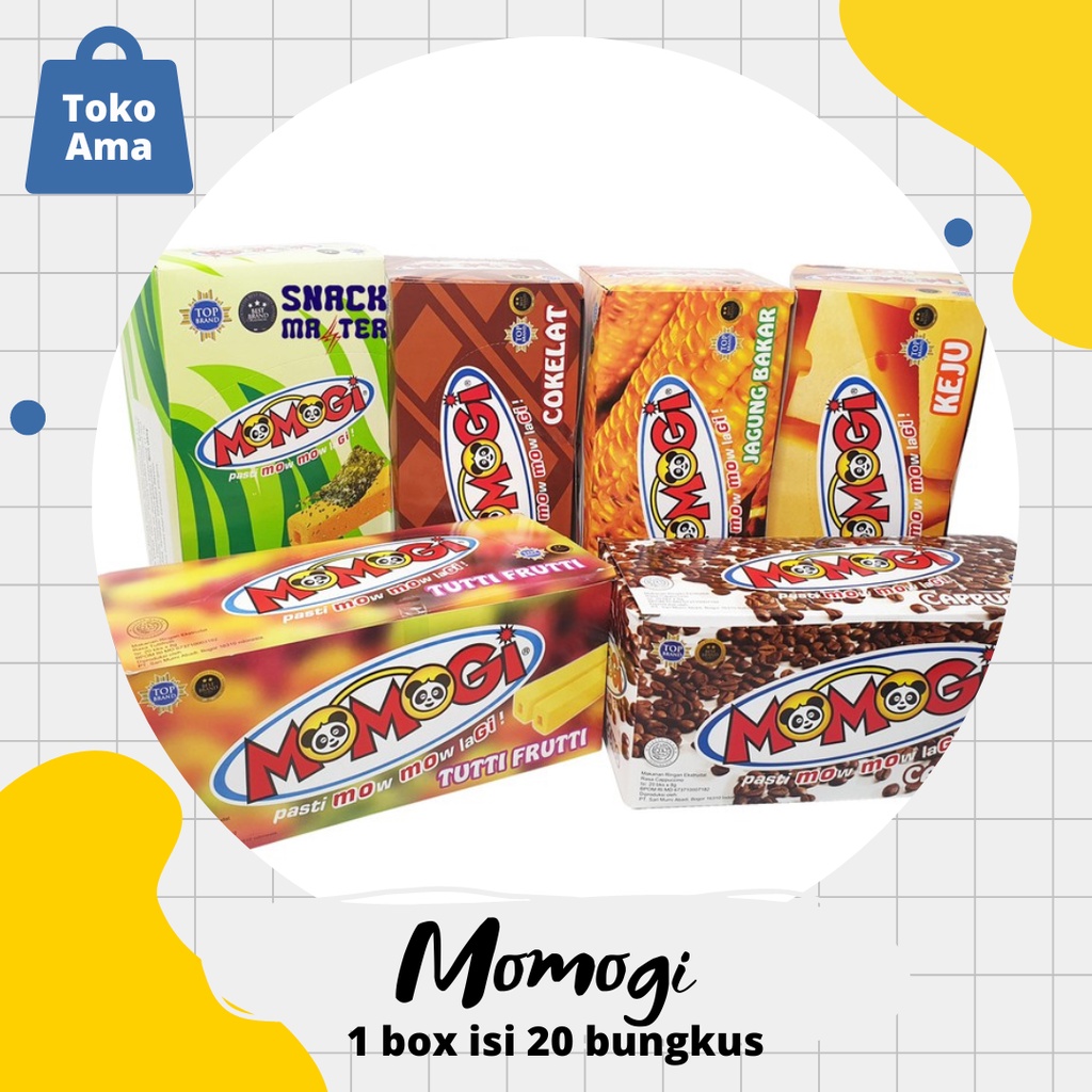 

[HARGA GROSIR] MOMOGI SEMUA VARIAN 1 BOX ISI 20 BUNGKUS