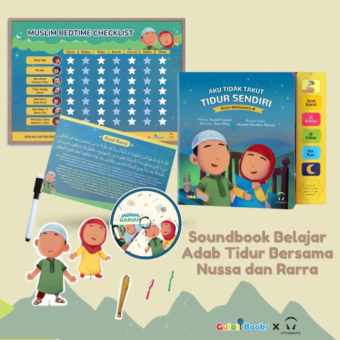 Terlaris Books Sound Book Nusa Rara Aku Tidak Takut Tidur Sendiri Buku Islami Anak