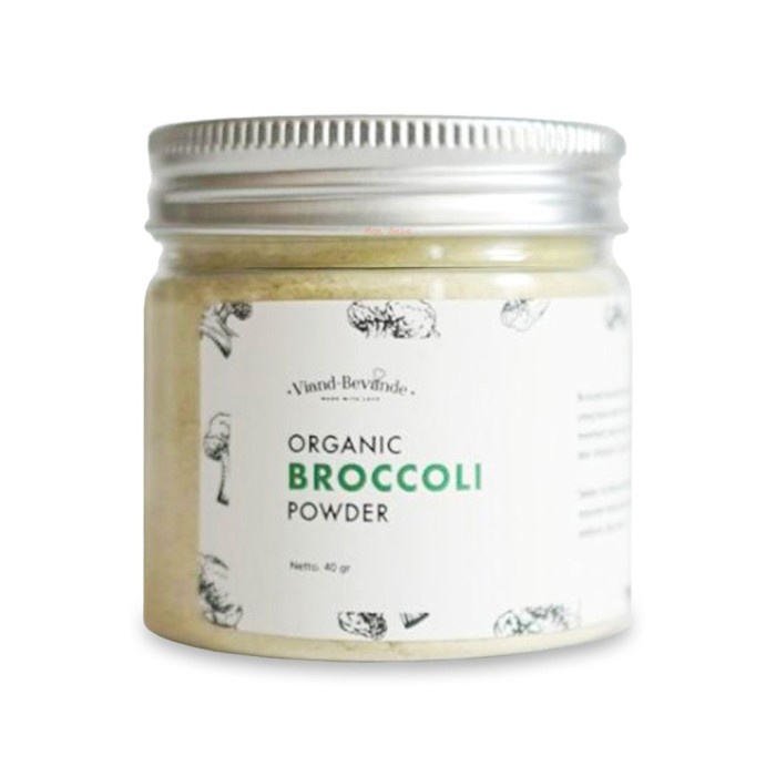 

Viand Bevande Organic Broccoli Powder Bubuk Brokoli Organik 40g