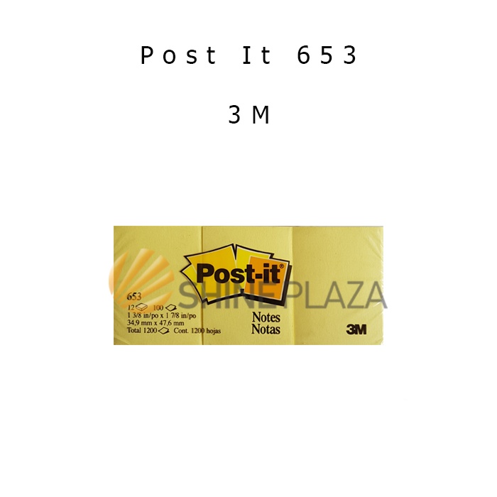 

Post It 653 3M Sticky Notes