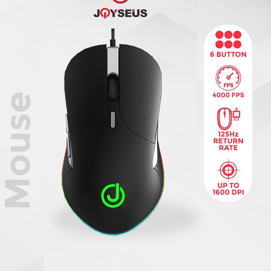 ► JOYSEUS Gaming Mouse JOYSEUS RGB 3200DPI LED USB Professional ♛