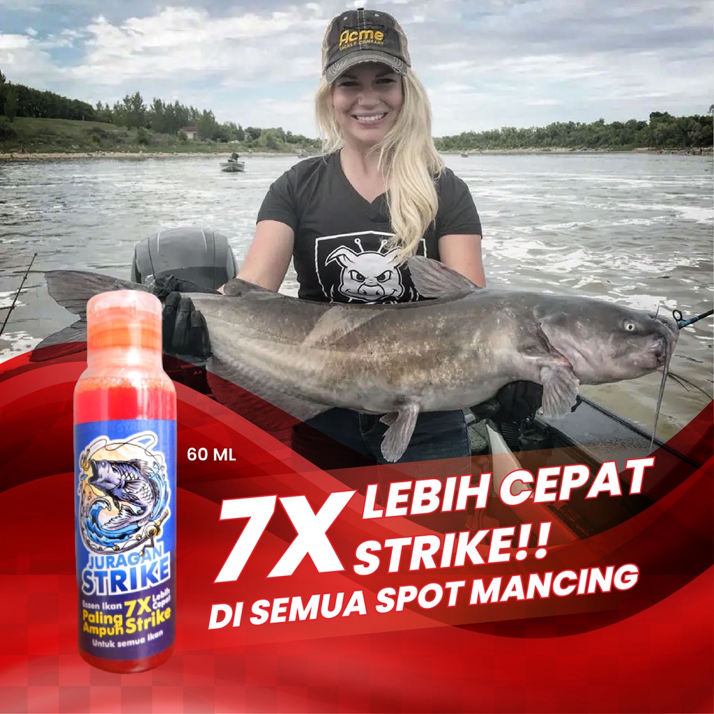 JURAGAN STRIKE ESSEN IKAN NILA MEDIA LUMUT 60 ML