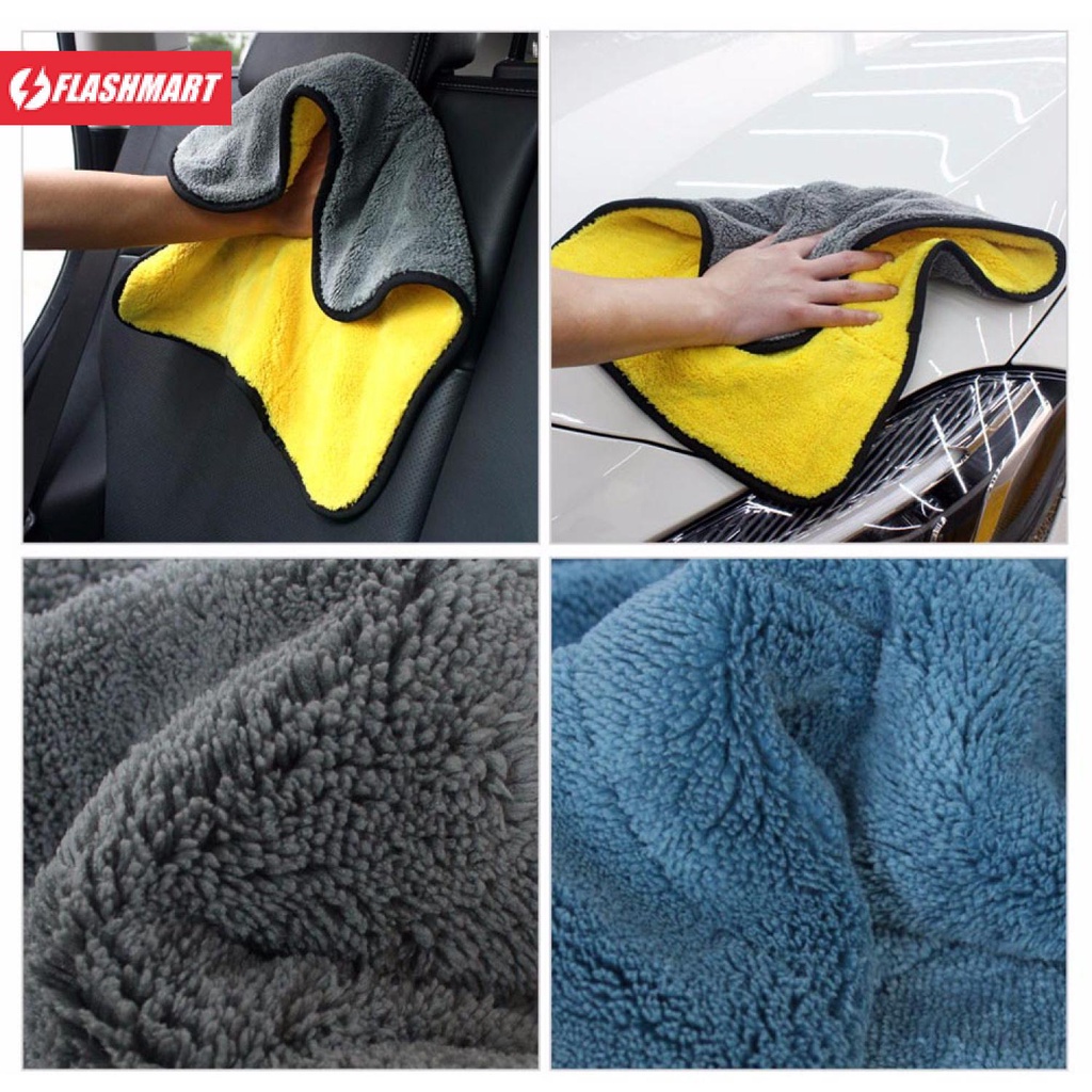 Flashmart Kain Lap Handuk Microfiber 800 gsm 45 x 38 cm