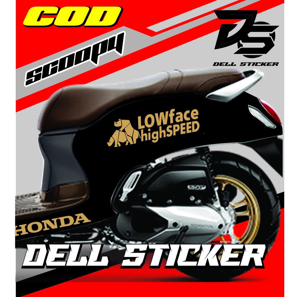 Stiker Motor Scoopy stiker terbaru motor scoopy 2017-2023