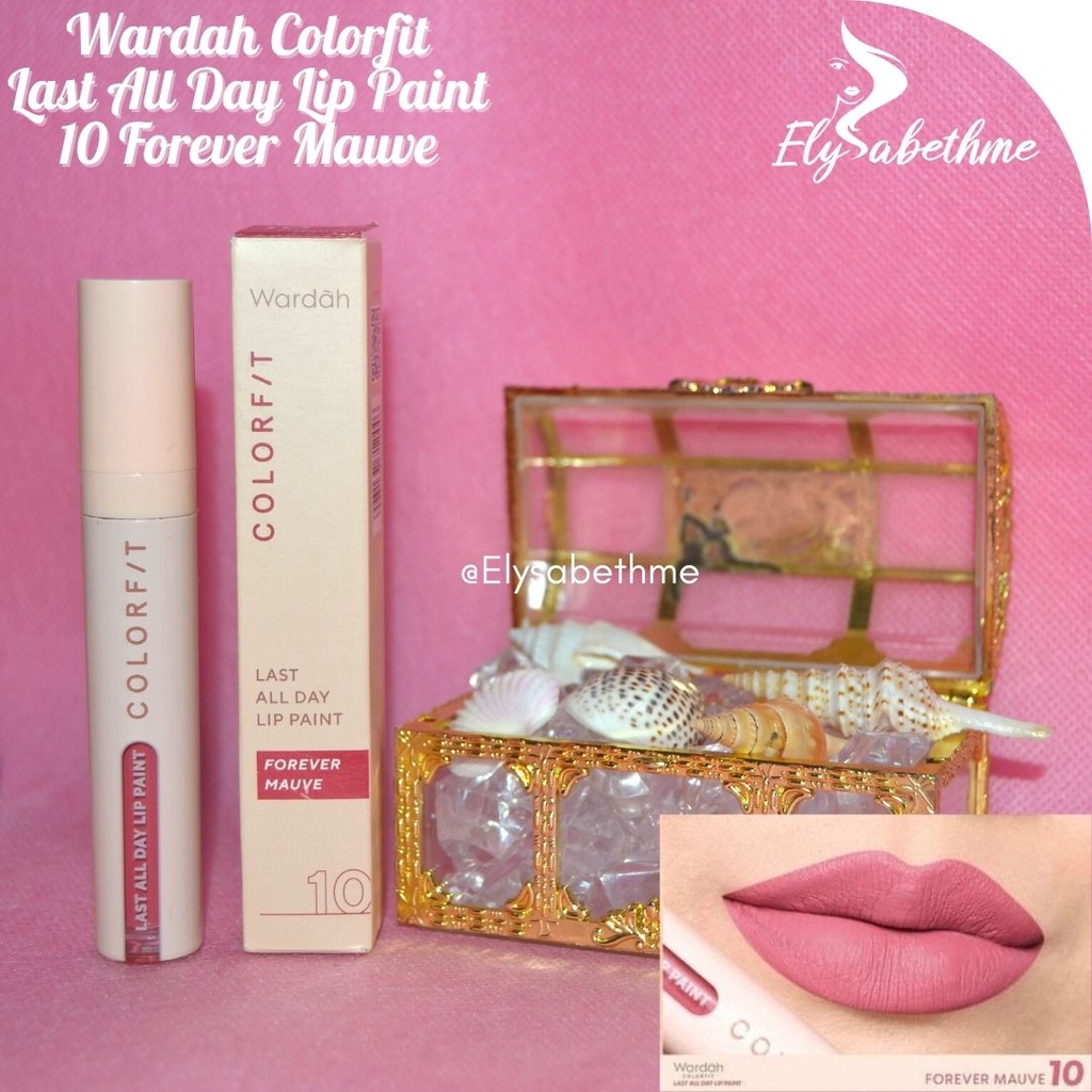 ✿ELYSABETHME✿ Wardah Colorfit All Day Lip Paint lipstick mattee cair lips lipstick cair halal