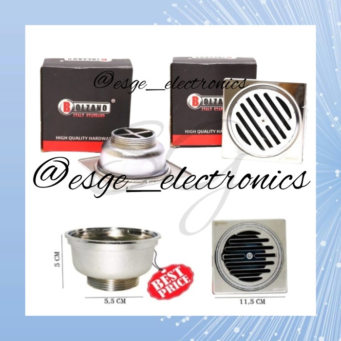 ~~~~~] SARINGAN GOT STAINLESS JUMBO BOLZANO MODEL TOTO / FLOOR DRAIN BOLZANO