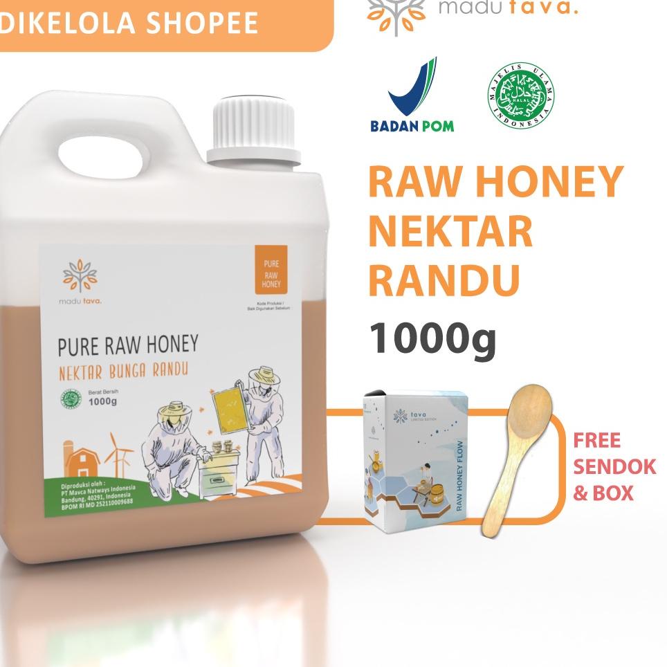 

☄ Asli Murni 1kg Tava Grade A Nektar Randu 100% Alami Pure Natural Raw Honey ☺