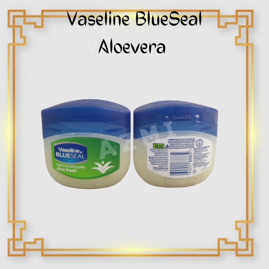 [ALL] Vaseline Blue Seal Aloevera dan Vaseline Smooth Petroleum Jelly 50 ML