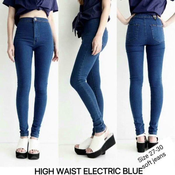 HIGHWAIST CELANA SOFT JEANS PANJANG WANITA HW LEVIS CEWEK ABU MELAR HIGH WAIST // CELANA HW JEANS WANITA