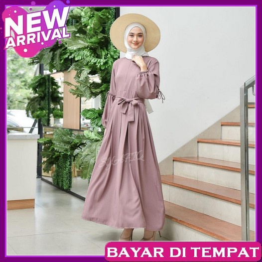 Gamis Dewasa Wanita Baju Muslim Cewek Dress Maxi Tiara Dress Gamis Wanita Terbaru 2021 Gamis Remaj
