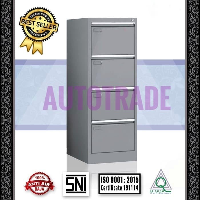 

Filling Cabinet Lemari Arsip File Besi 4 Laci V-304 Original Vip Murah Star Seller