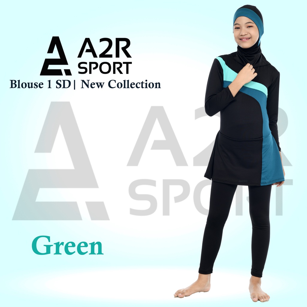 A2R Sport - Blouse 1 SD Baju Renang Anak Perempuan Muslim