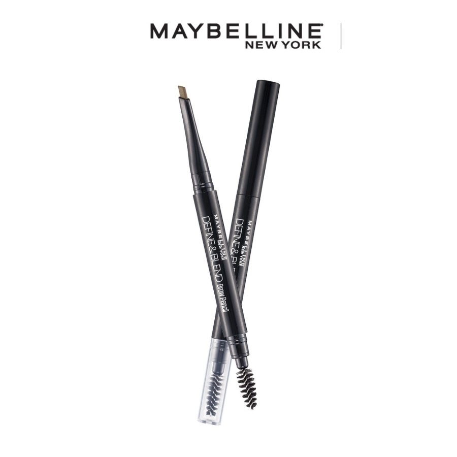 Maybelline Define And Blend Mechanic Eyebrow Pencil - Pensil Alis - Grey Brown - Natural Brown