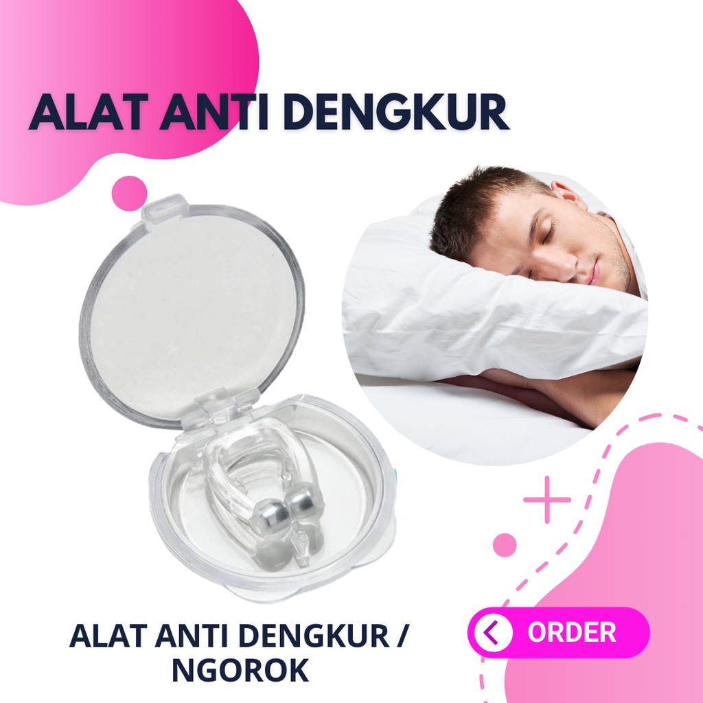 ALAT ANTI NGOROK DAN DENGKUR PERNAFASAN HIDUNG SAAT TIDUR ORIGINAL FREE MAGNET NOSE CLIPS