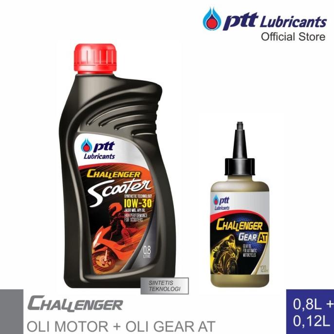 PAKET OLI PTT MATIC 0.8 DAN OLI GARDAN PTT MADE IN THAILAND SUDAH SNI