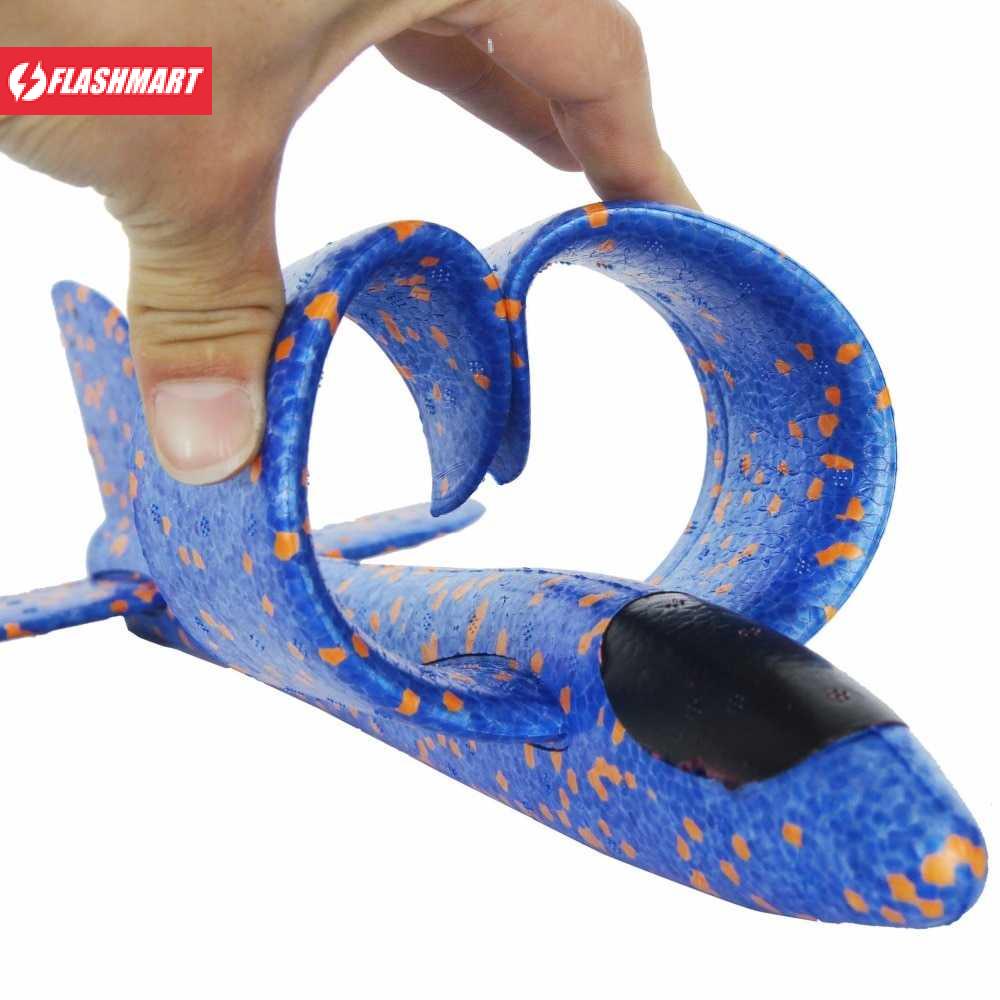 Flashmart Mainan Pesawat DIY Hand Throw Foam Aeroplane Flying Glider - TY0310