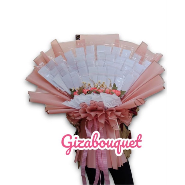 READY BOUQUET UANG KOSONG UKURAN JUMBO KHUSUS UNTUK PENGIRIMAN INSTAN