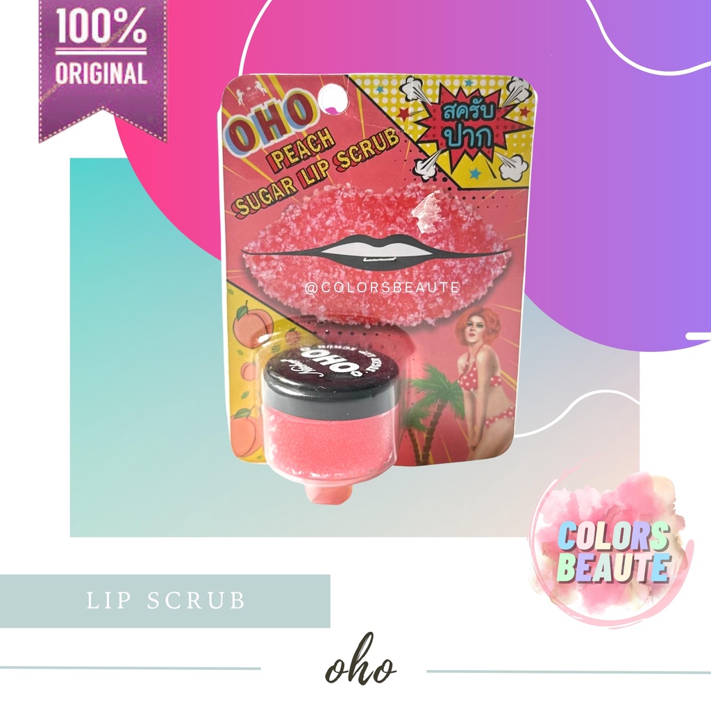 OHO SUGAR LIP SCRUB Bibir Pecah-pecah / Bibir Gelap