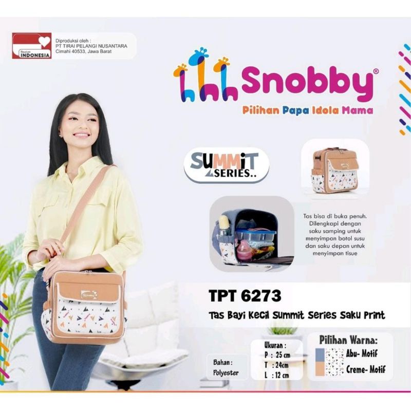 Snobby Tas Bayi Kecil Summit Series Saku Print - TPT6273