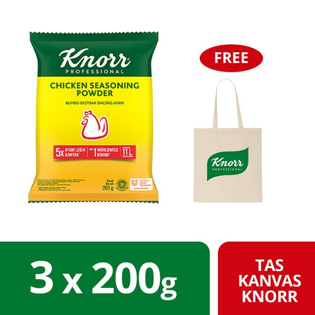 

Knorr Chicken Seasoning Powder 200G (X3) Free Shopping Bag