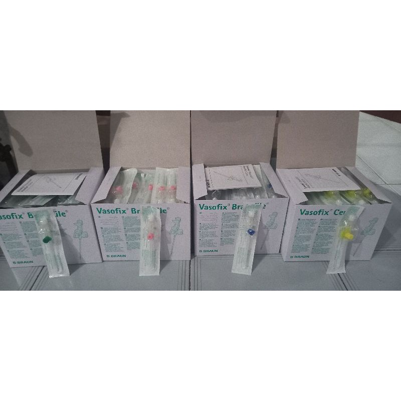 Vasofix BBRAUN 100% Original (18G, 20G, 22G, 24G)