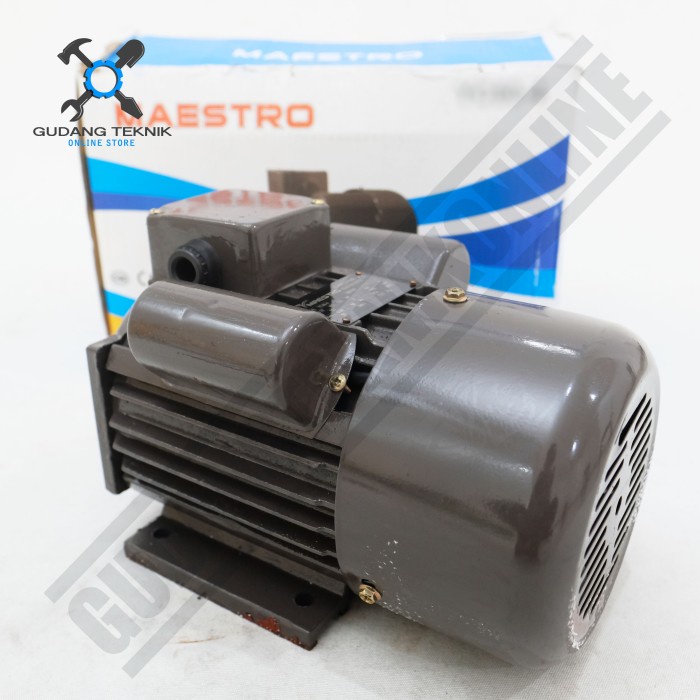 Dinamo Motor Penggerak 1Hp 4P 1Ph 1400Rpm YC90S-4 MAESTRO / Elektro Motor Penggerak 1.00 Hp 4 Pole 1 Phase 1400 Rpm YC 90S 4 MAESTRO