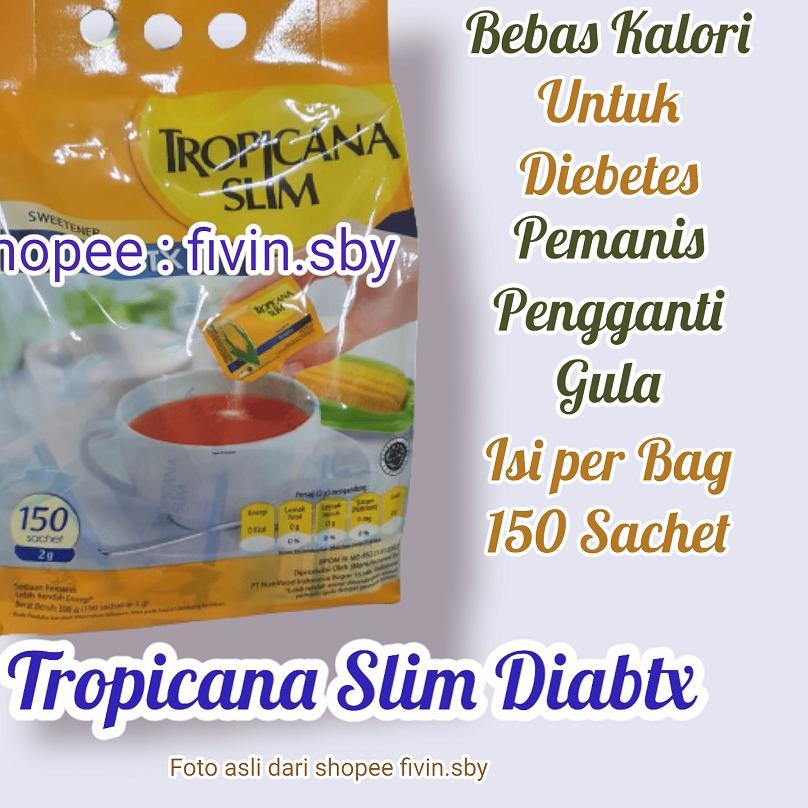 

❊ GULA TROPICANA SLIM DIABTX Diabet isi 150 SACHET ☀