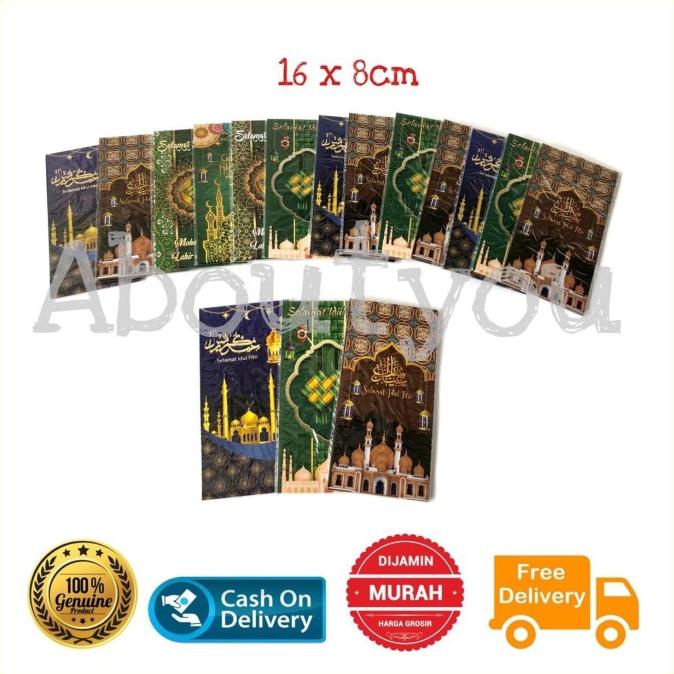 

Amplop Lebaran Angpao Idul Fitri Besar Premium Motif Batik Satuan Unik Best Seller