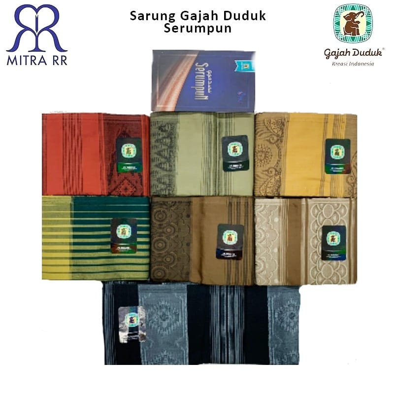 Sarung Gajah Duduk Serumpun - Ecer dan Grosir