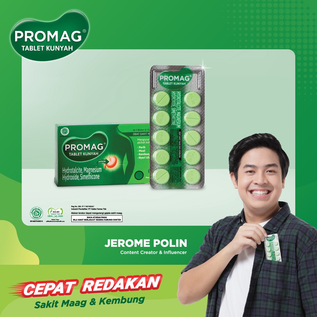 Promag Tablet Obat Sakit Maag Box Isi 3 Blister