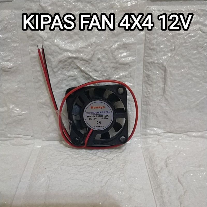 KIPAS FAN DC 4X4 12VDC 4cm