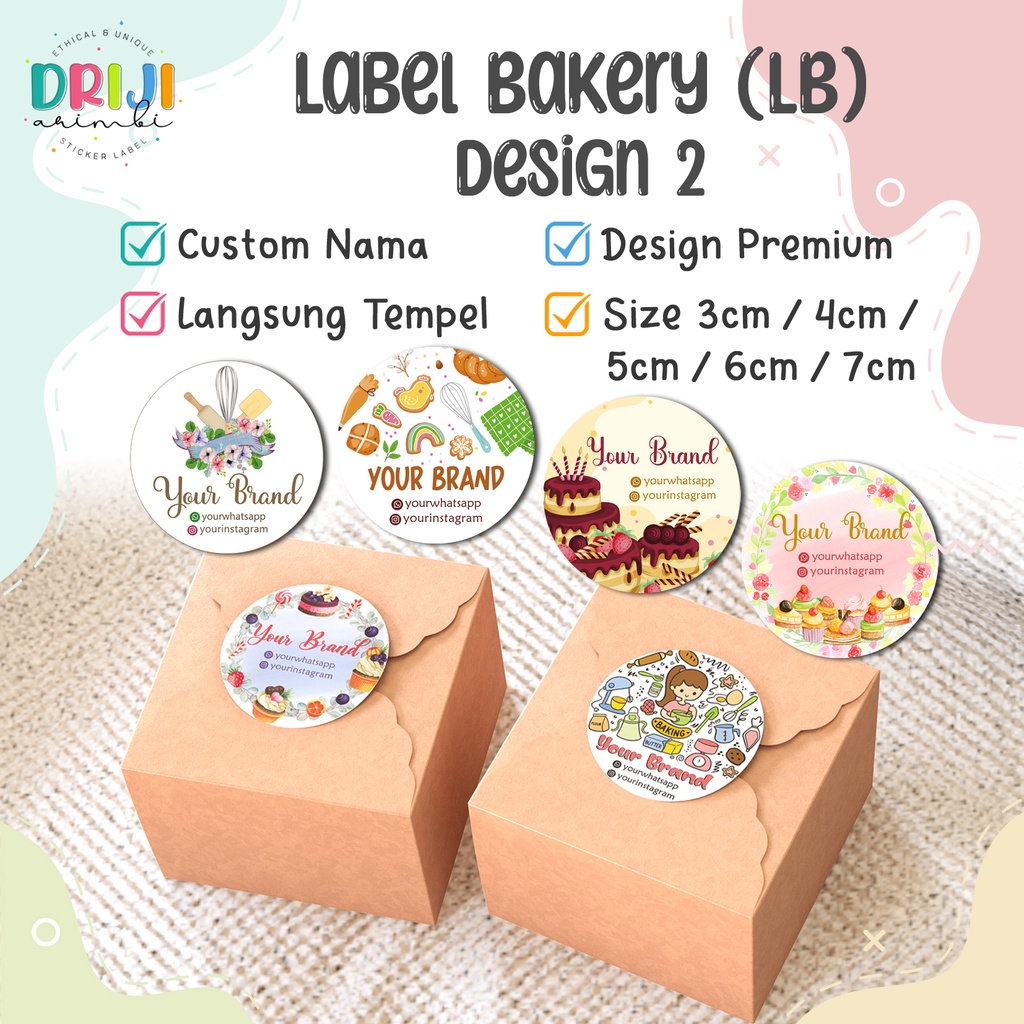 

Label Usaha Bakery [Design 2]