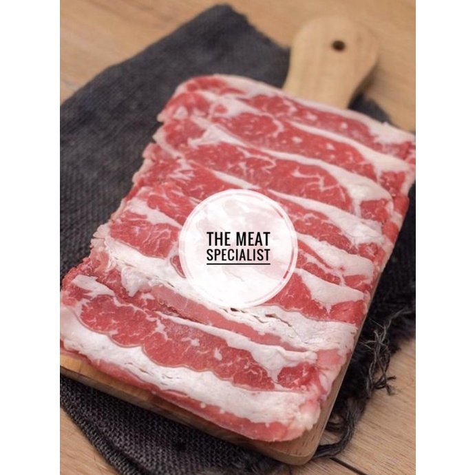 

beef short plate USA slice