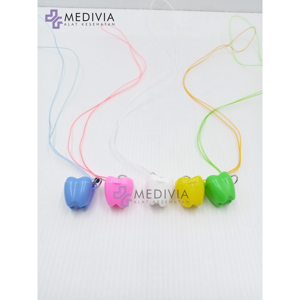 KALUNG GIGI TEMPAT GIGI SUSU ANAK MAINAN BENTUK GIGI HADIAH KADO DOKTER GIGI