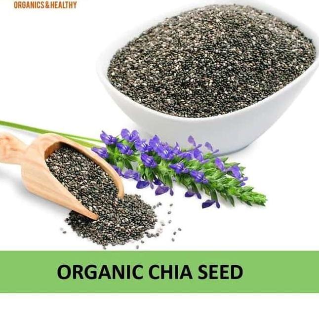 

➾ Organic Black Chia Seed 1000gr 1000 Gr Gram 1kg 1 Kg Mpasi Chia Seed ✺