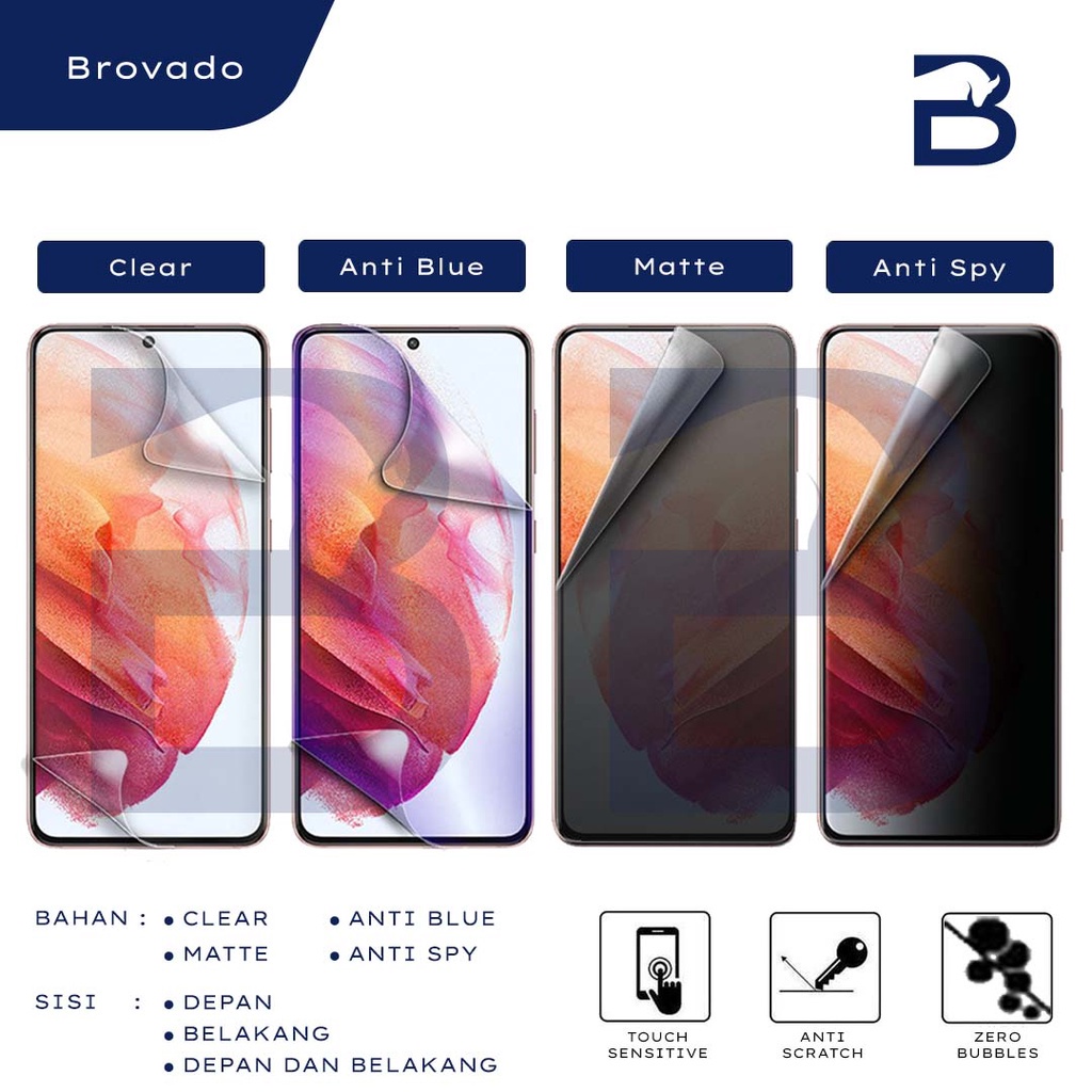 Hydrogel Premium Sparta HTC U12 Anti Gores Screen Protector Full Cover - Non Tempered Glass