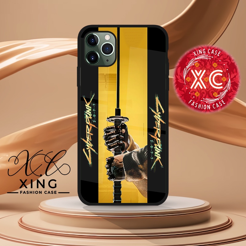 |EZ09| XING CASE HP IPHONE 11 PRO 11PRO MAX GLOSSY KILAU EFEK KACA | REQUEST CASE HP CUSTOM SOFTCASE