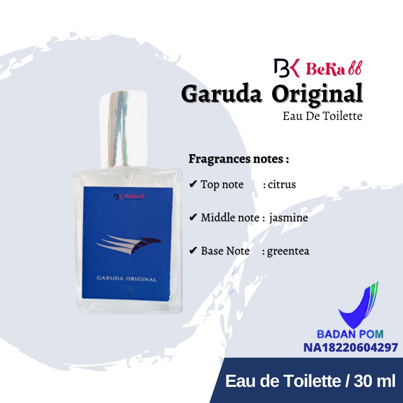 Garuda Jasmine Eau de Toilette BPOM- Beka88 Parfume-30 ml