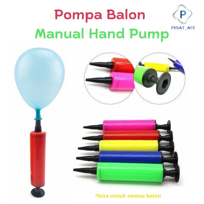 BN3 - Pompa Balon Foil Manual Hand Pump Pompa Tangan Kecil Balon Karet