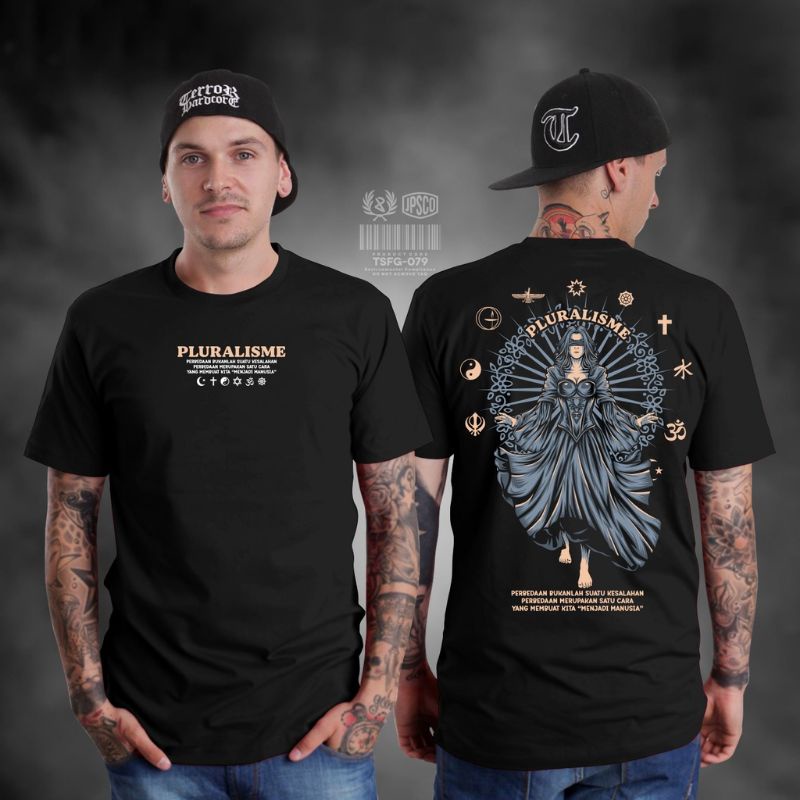 KAOS PLURALISME NEW EDITION TOLERANSI ANTAR UMAT BERAGAMA PREMIUM T-SHIRT ORIGINAL COTTON COMBED 30 