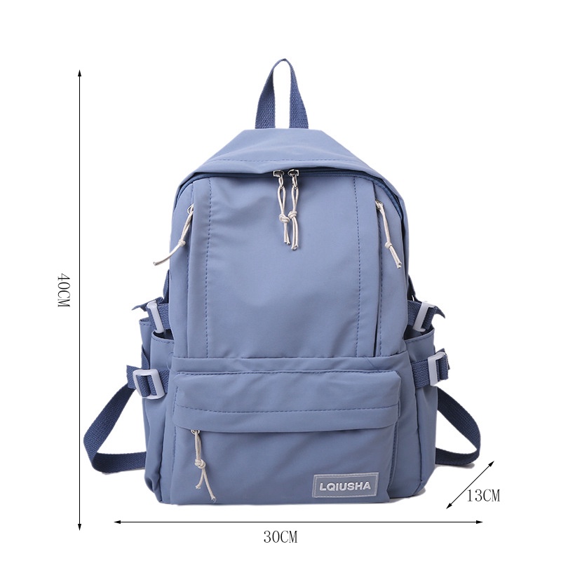 Tas Ransel Wanita - Tas Sekolah Remaja Dewasa Model Terbaru Fashion Korea Kekinian Bagus Murah Besar Kuliah Traveling Jalan Stylish Backpack Punggung Bahu Sandang Kualitas Import Lokal Original Unisex Perempuan Cewek