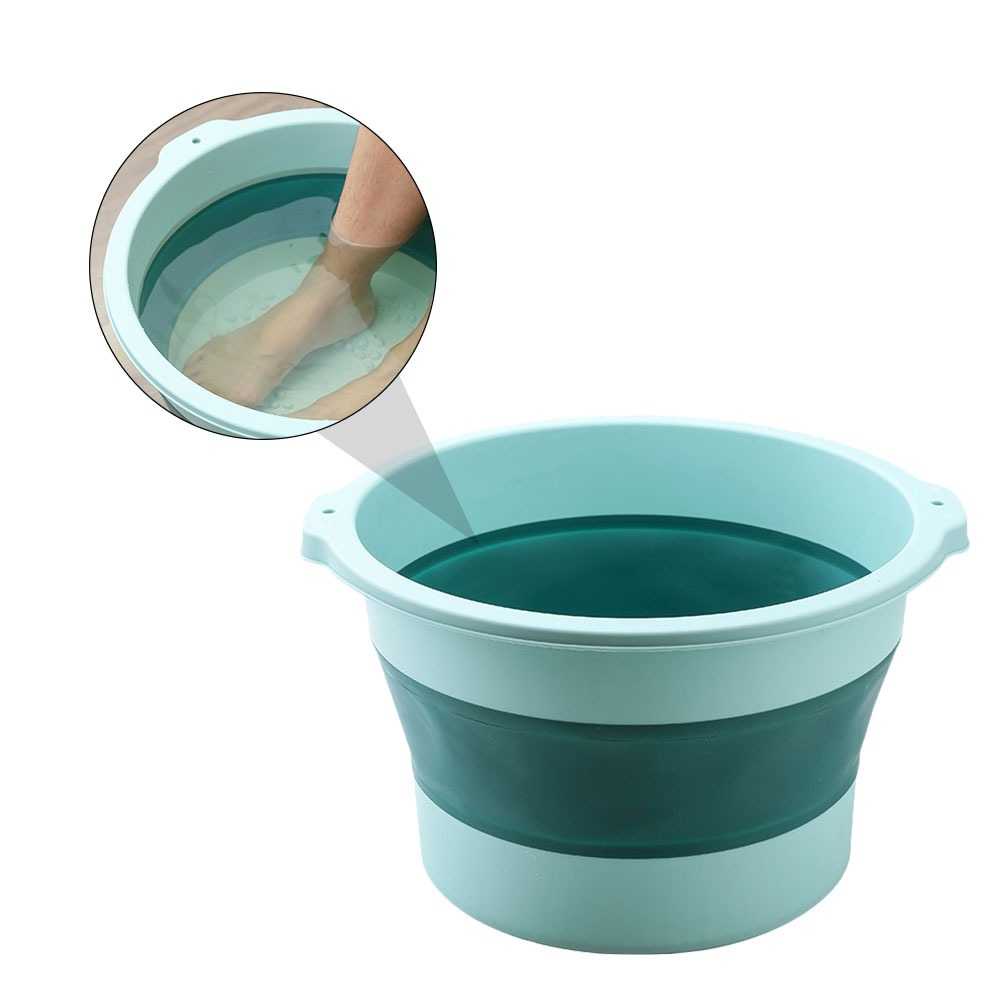 (BISA COD) FTIHSHP Peasy Baskom Ember Lipat Portabel Foldable Multifunction Water Bucket - F664