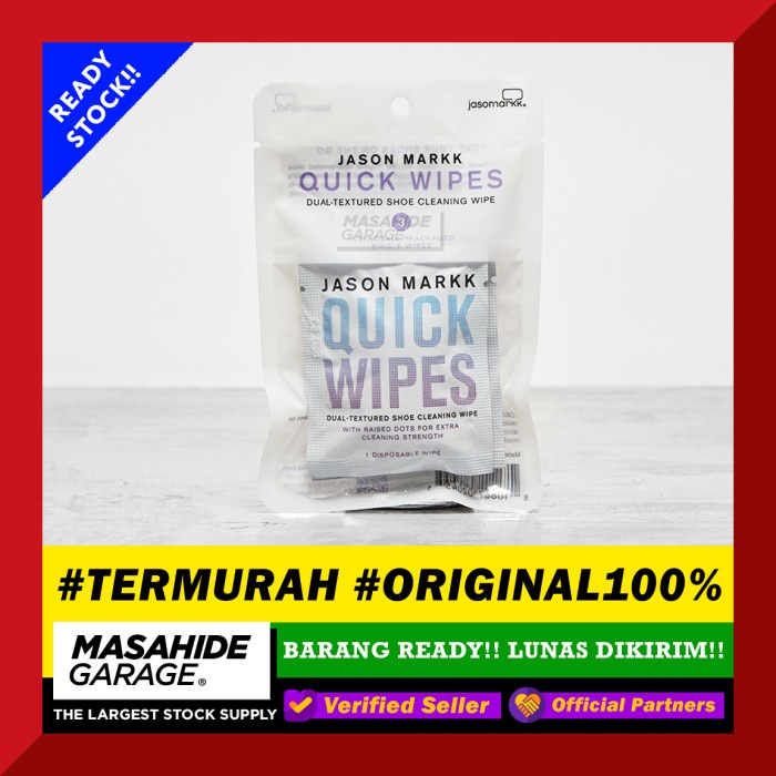 Terlaris Jason Markk Quick Wipes - 3 Pcs