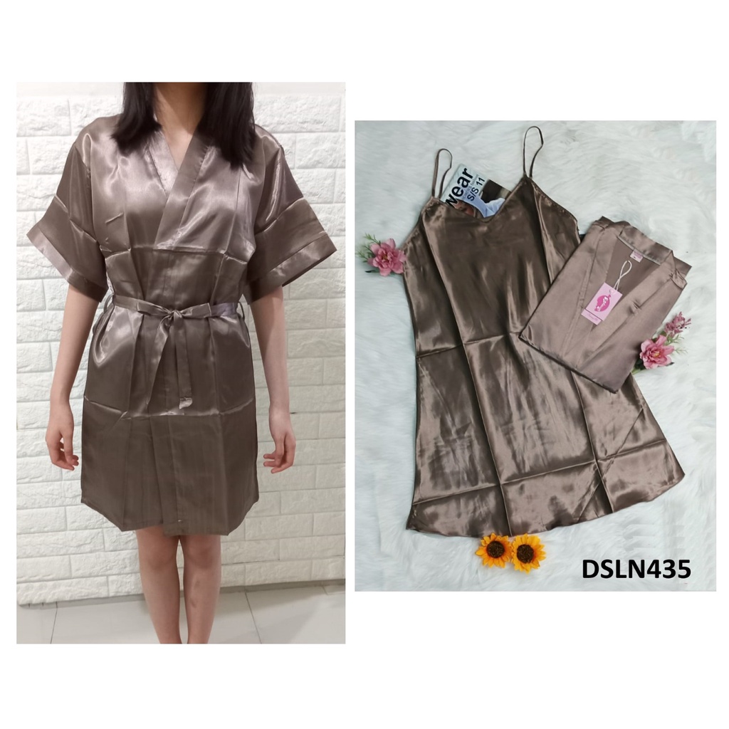 Baju Tidur Wanita Dress Kimono - Dalaman dan Kimono