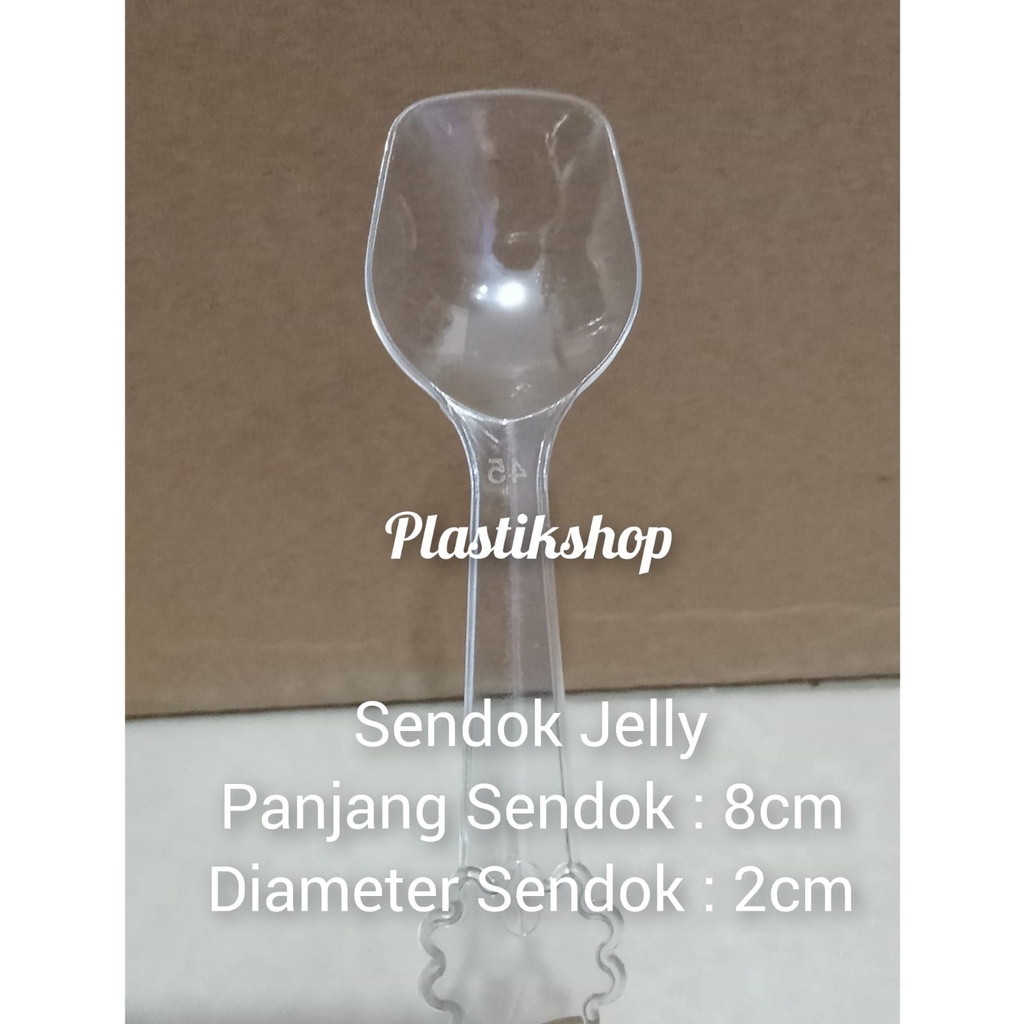 sendok es krim puding jelly STB TIP TOP bening